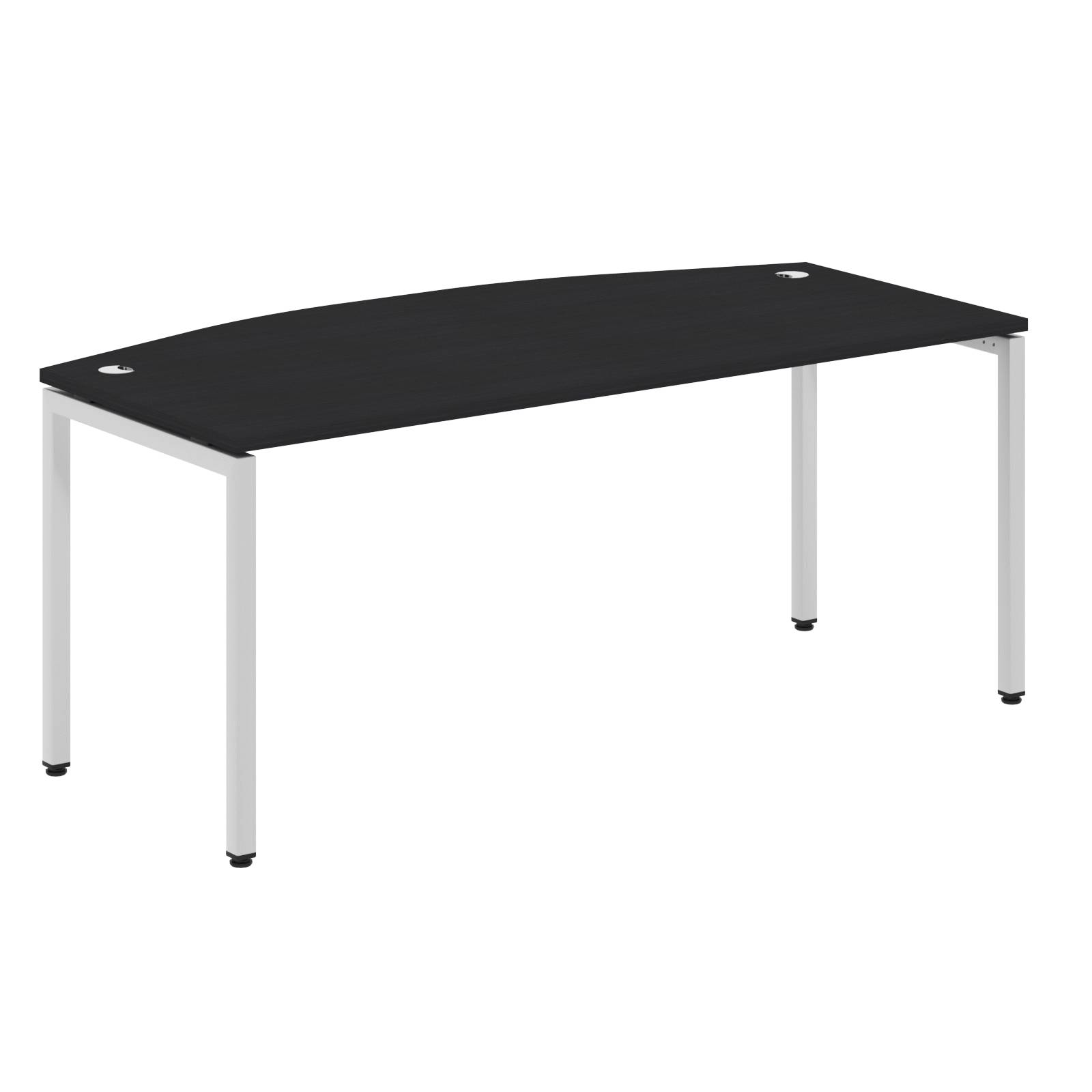 Стол руководителя XSET 189 Дуб Юкон/Алюминий 1800х914х750 XTEN-S