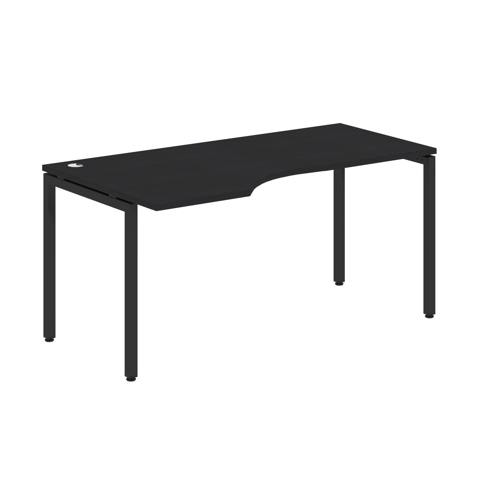 Стол эргономичный XSCET 169(L) Дуб Юкон/Антрацит 1600х700/900х750 XTEN-S