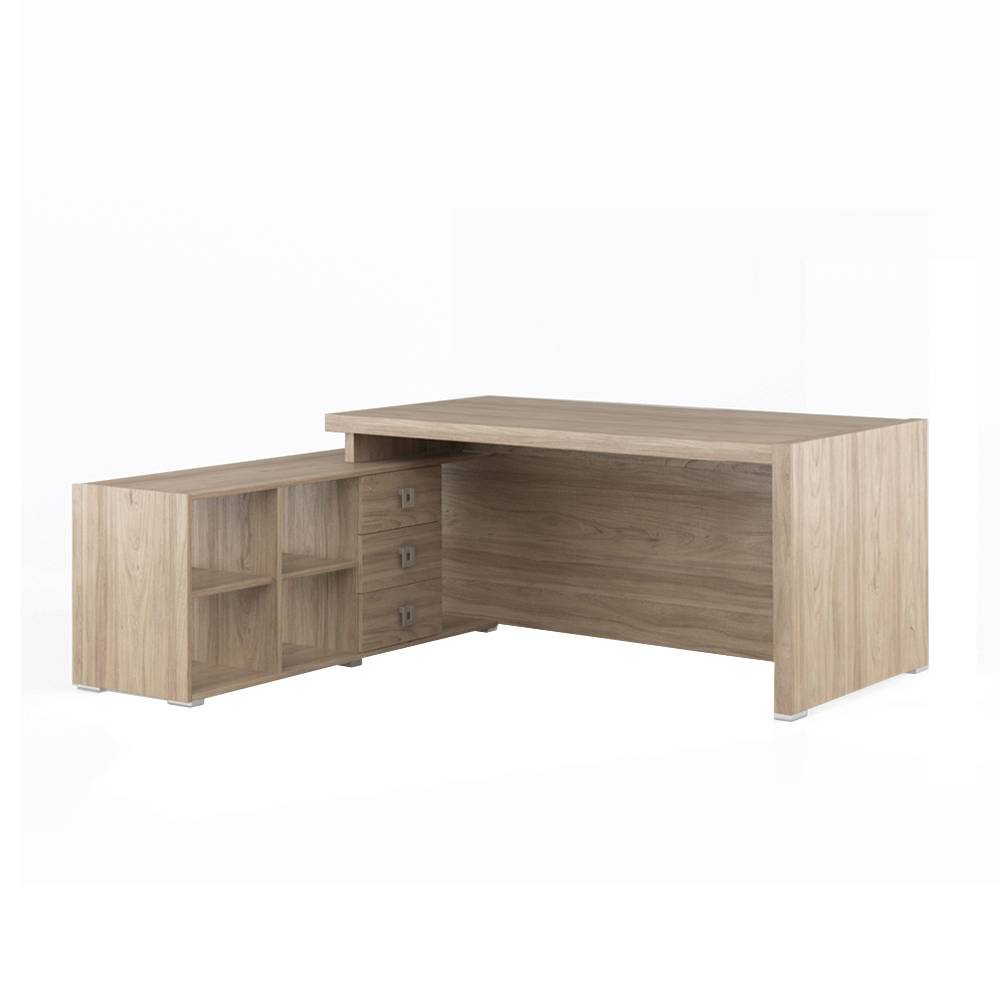 Стол письменный на опорной тумбе Solid вяз 175x174x75