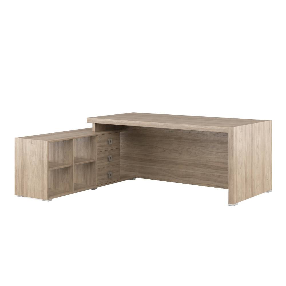Стол письменный на опорной тумбе Solid вяз 195x174x75