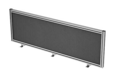 Настольный экран фронтальный в алюминиевом профиле Gloss 9БТ.0406.6