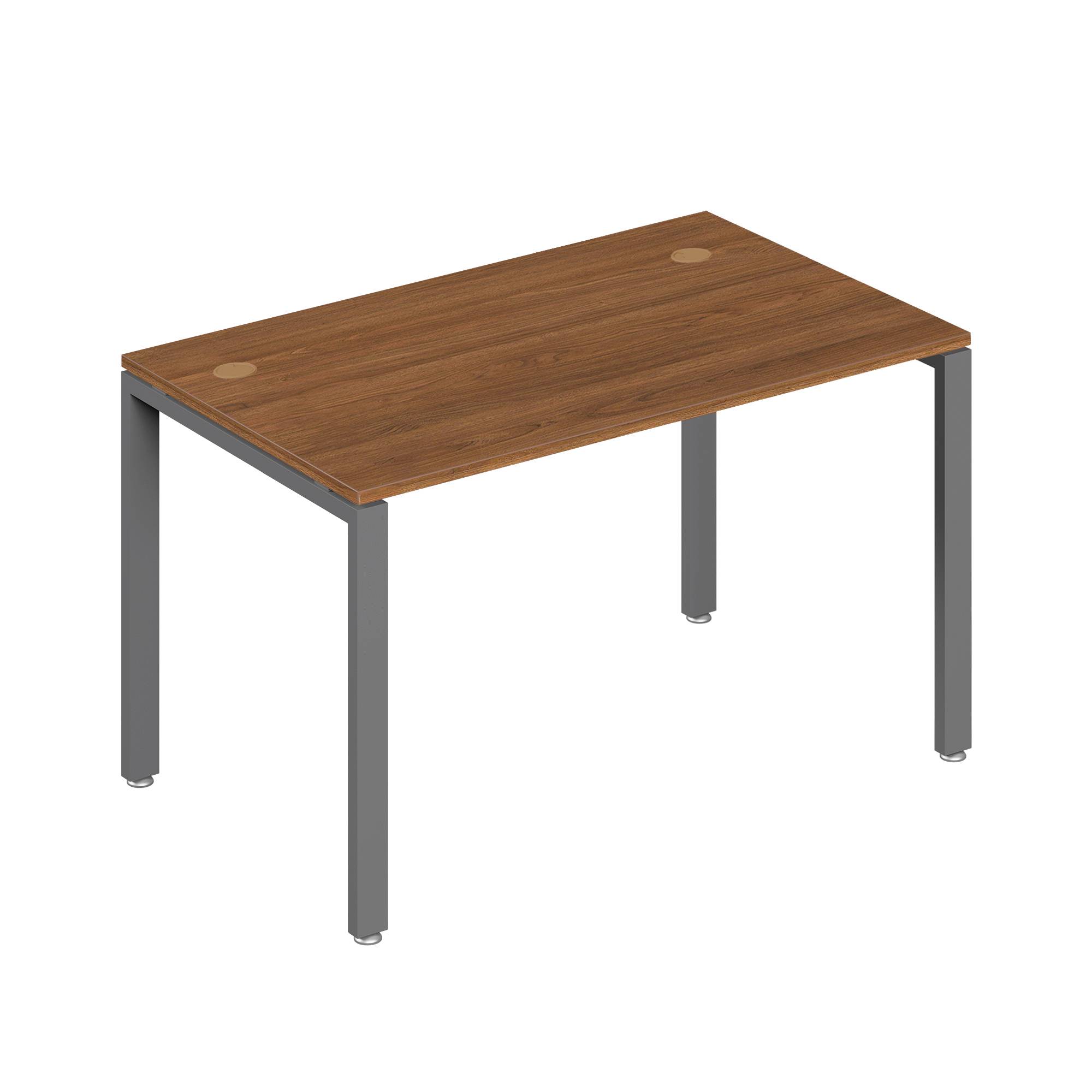 Стол письменный на металлоопорах Trend Metal орех экко 120x60x75
