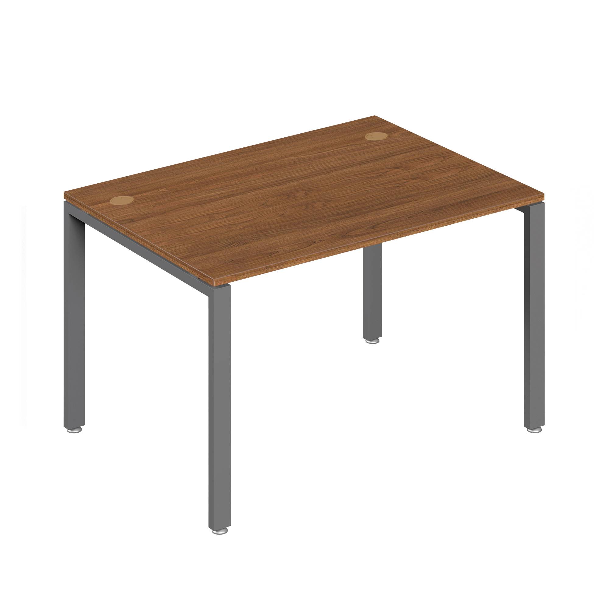 Стол письменный на металлоопорах Trend Metal орех экко 120x72x75