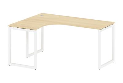 Письменный стол криволинейный правый на О-образном м/к Metal system quattro 40x40 40БО.СА-4 Пр