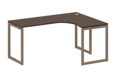 Письменный стол криволинейный правый на О-образном м/к Metal system quattro 40x40 40БО.СА-4 Пр