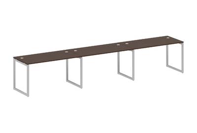 Бенч-стол на 3 раб.места на О-образном м/к Metal system quattro 40x40 40БО.СМ-3.3