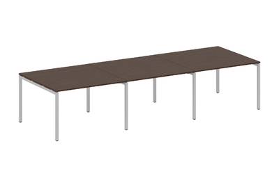 (3 столешницы) на П-образном м/к Metal system quattro 40x40 40БП.ПРГ-3.2