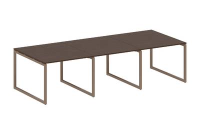 (3 столешницы) на О-образном м/к Metal system quattro 40x40 40БО.ПРГ-3.1